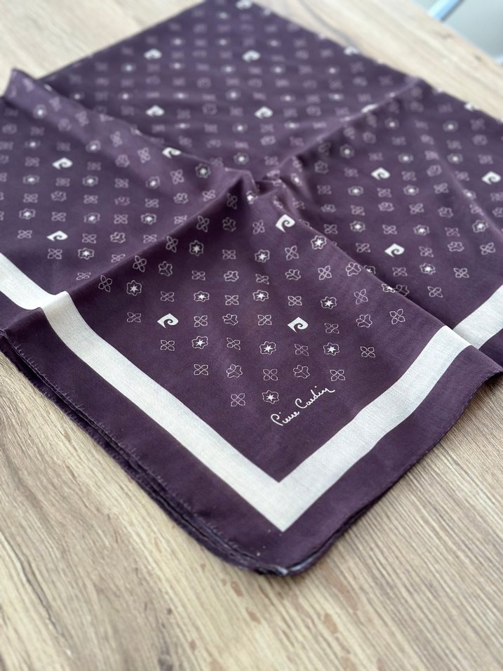 Dantel Detaylı Mor Bohem Kadın Fular - Görsel 2