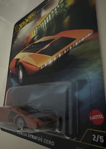 Turuncu Hot Wheels Lancia Stratos Zero Oyuncak Araba