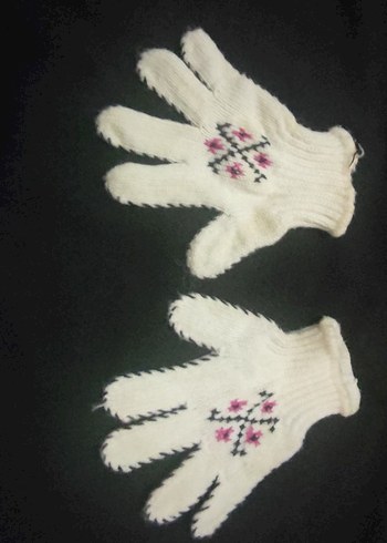 Nakış  desenli eldiven - Görsel 3