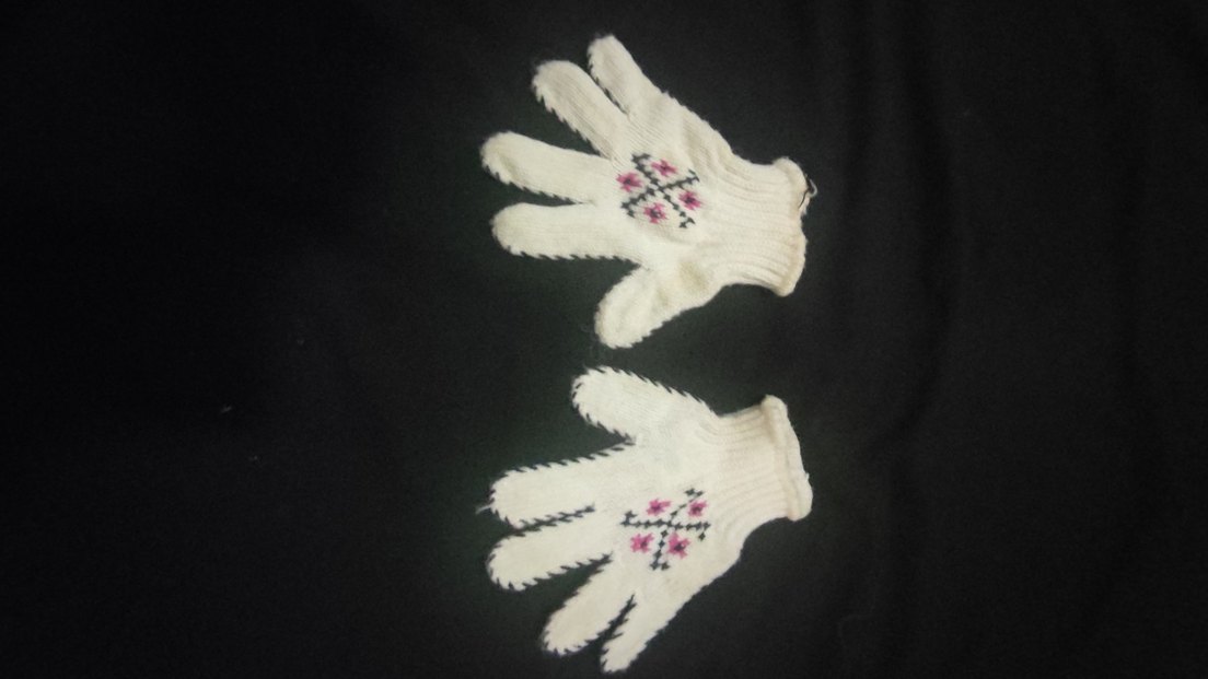 Nakış  desenli eldiven - Görsel 3