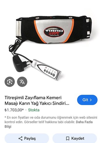 Titresimli Zayıflama Kemeri Gri