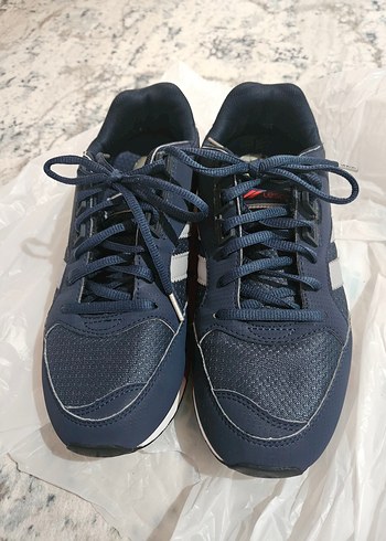 Lacivert Bağcıklı Erkek Spor Ayakkabı
