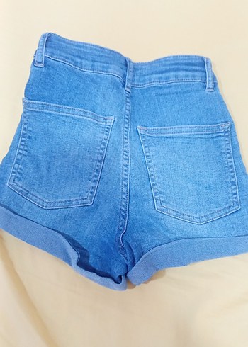 Diğer Mavi Mini Denim Şort