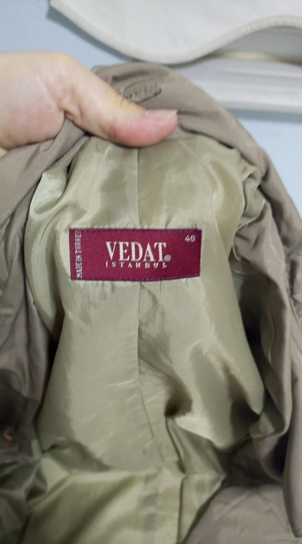 yeşil Düğmeli Midi Kadın Trençkot - Görsel 3