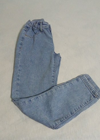 Gri Mavi Kadın Kot Pantolon - Görsel 2