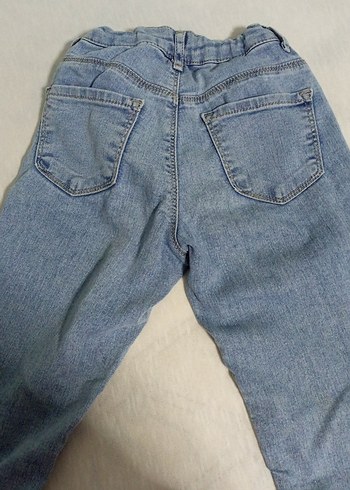 Gri Mavi Kadın Kot Pantolon - Görsel 5