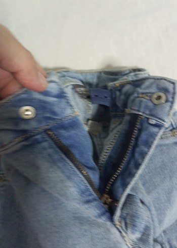 Gri Mavi Kadın Kot Pantolon - Görsel 3