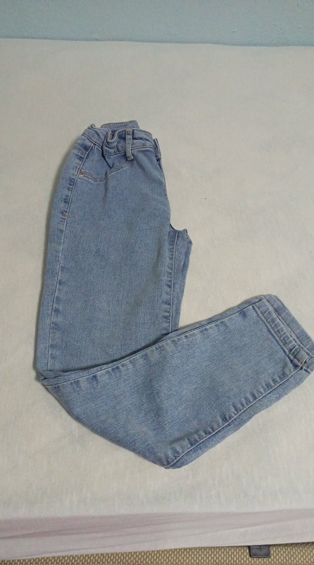 Gri Mavi Kadın Kot Pantolon - Görsel 2