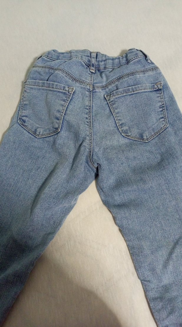 Gri Mavi Kadın Kot Pantolon - Görsel 5