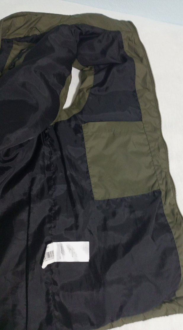 Gri Erkek Kolsuz Fermuarlı Yelek - Görsel 3