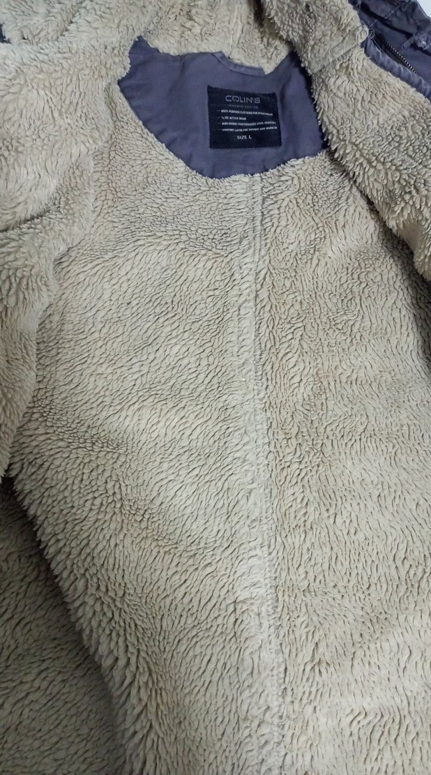 Gri Düğmeli Midi Denimerkek Ceket - Görsel 2