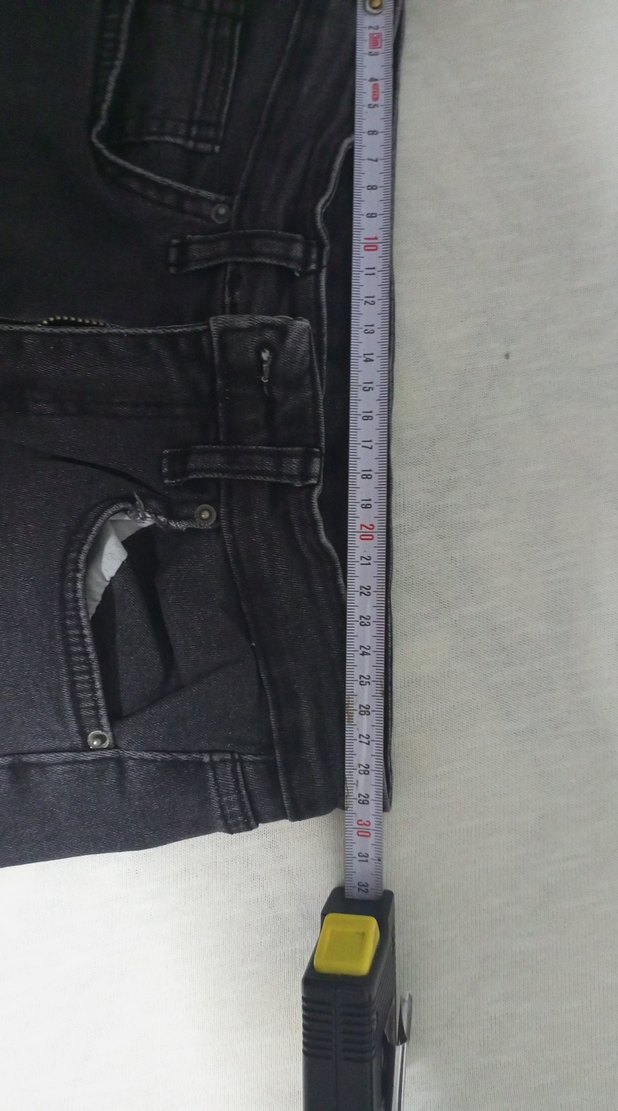 Siyah Regular Fit Midi Kadın Kot Pantolon - Görsel 4