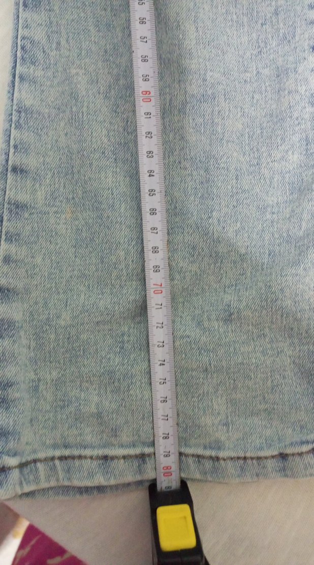 Mavi Denim Midi Pantolon - Görsel 2