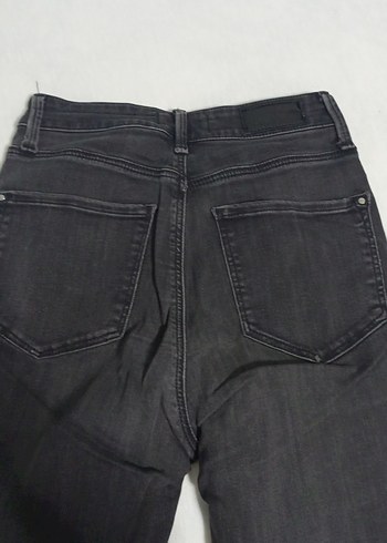 Kadın Siyah Regular Fit Denim Jean - Görsel 5