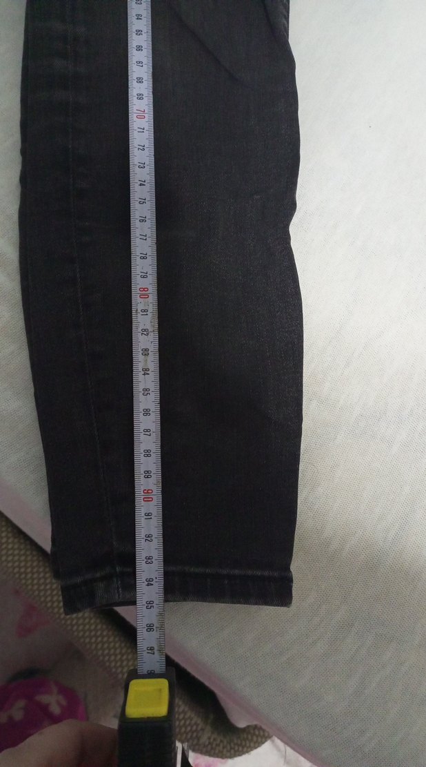 Kadın Siyah Regular Fit Denim Jean - Görsel 4