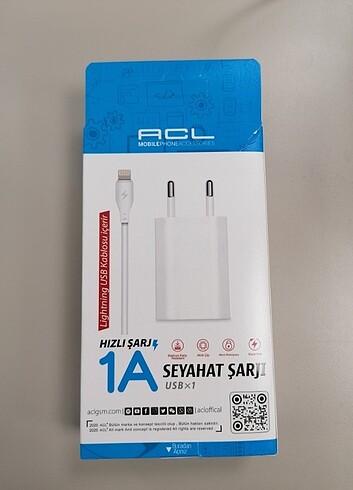 ACL Duvar Şarj Aleti Iphone 