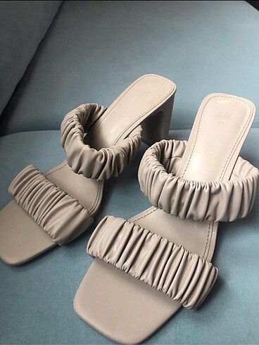 42 Beden camel Renk H&M topuklu sandalet