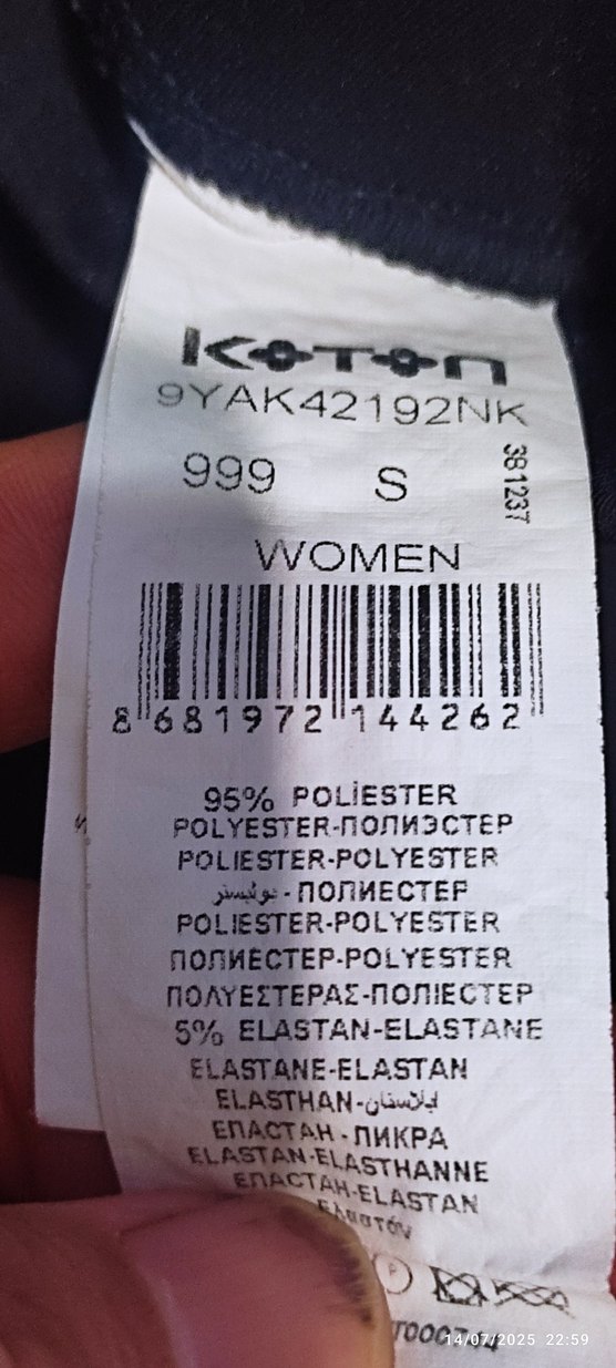 Kadın Siyah  Dar Kesim Tayt - Görsel 5