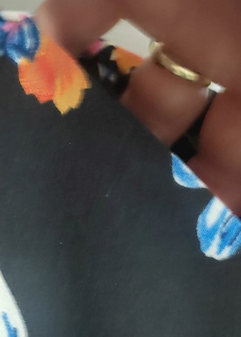 Çiçek Desenli Kadın Midi Kumaş Pantolon - Görsel 7