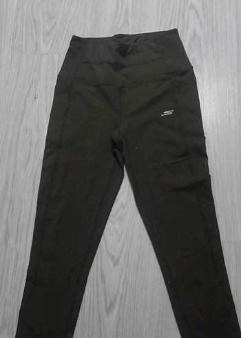 Siyah Midi Boy Spor Tayt - Görsel 2