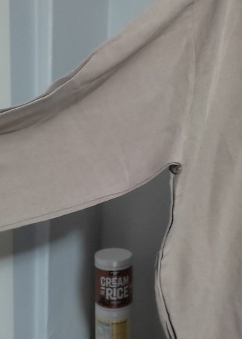 Bej Kadın Keten Gömlek - Görsel 3