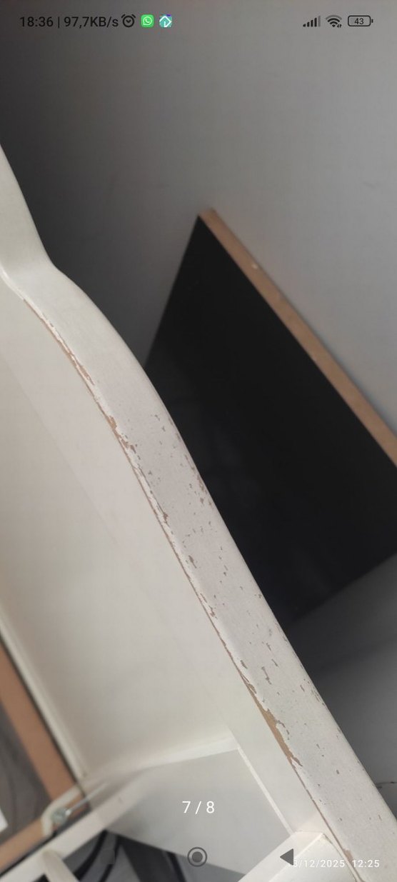 Beyaz Ahşap Bebek Beşiği - Görsel 5