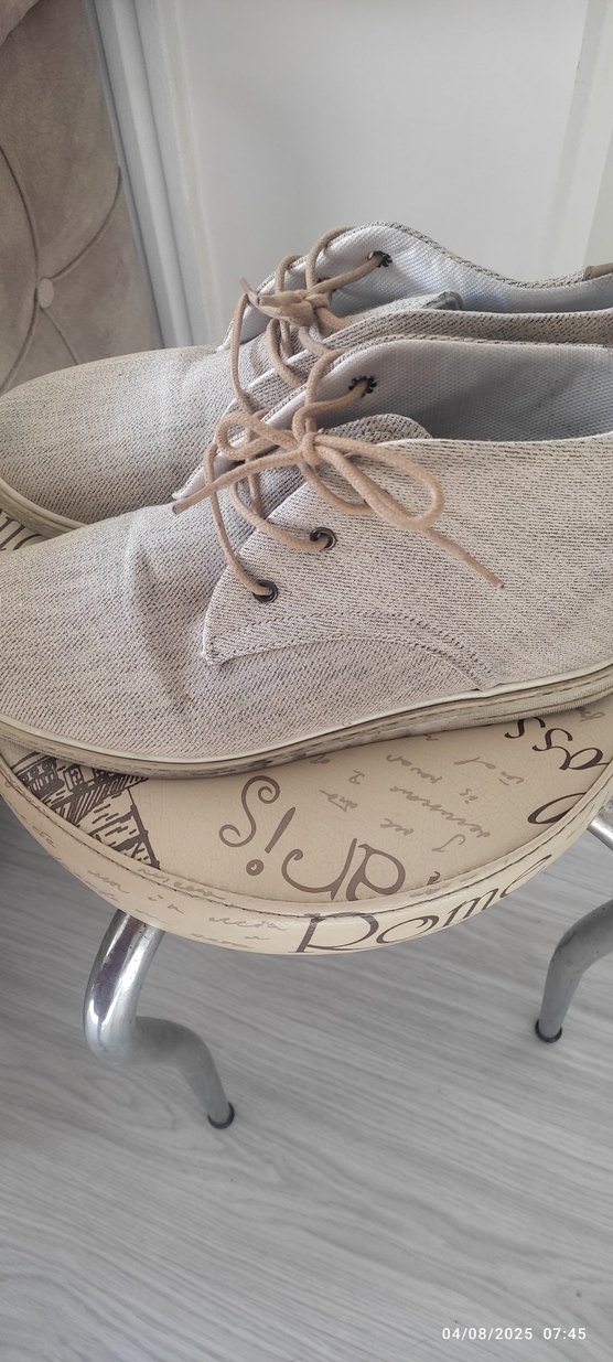 Bohem Tarz bej Erkek Ayakkabısı  Bağcıklı ı - Görsel 2