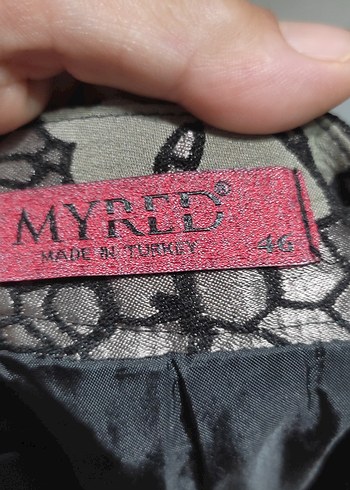 kahve ve bej desenlı ipek saten etek - Görsel 7