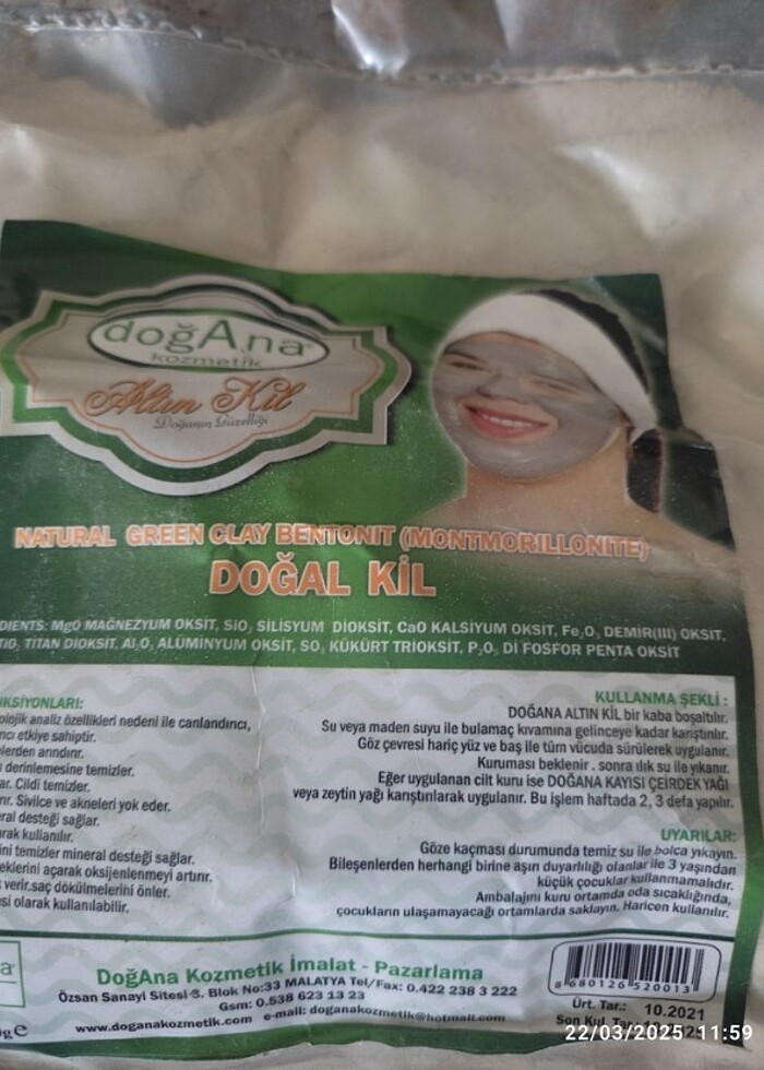 500.gram.lil.maskesi organik - Görsel 2