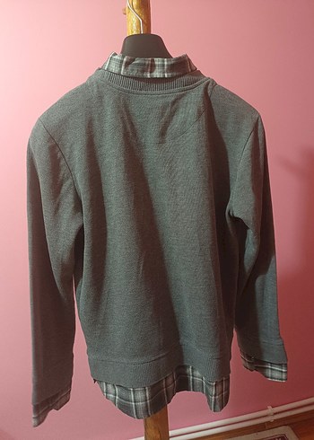 D*s Damat Gri Erkek tarz kazak - Görsel 4