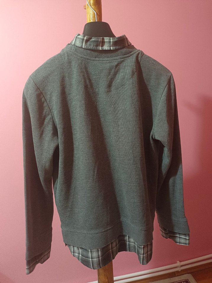 D*s Damat Gri Erkek tarz kazak - Görsel 4