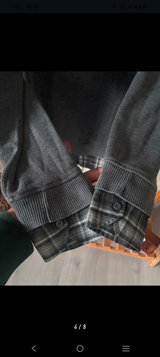 D*s Damat Gri Erkek tarz kazak - Görsel 2