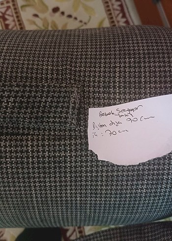 Beyaz Baskılı Çocuk Uyku Minderi - Görsel 5