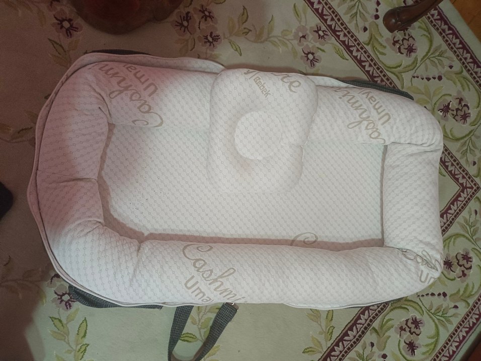 Beyaz Baskılı Çocuk Uyku Minderi - Görsel 4