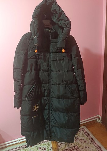 Polo Garage Kadın Uzun Kışlık Mont - Görsel 5