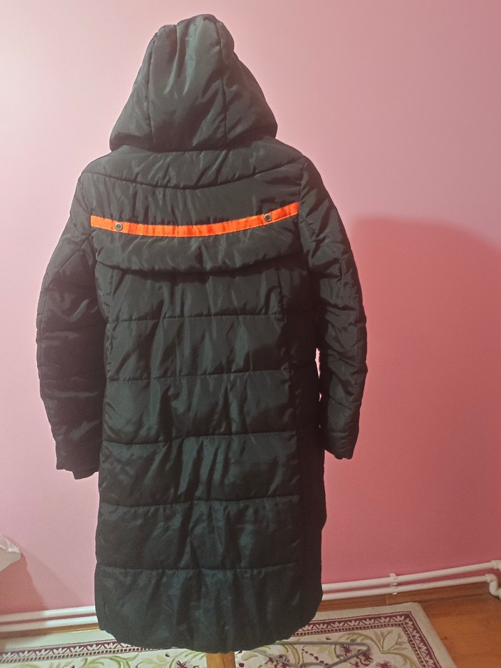 Polo Garage Kadın Uzun Kışlık Mont - Görsel 4