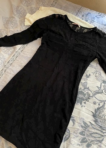 Dantelli elbise - Görsel 2