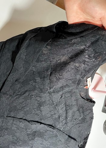 Dantelli elbise - Görsel 3