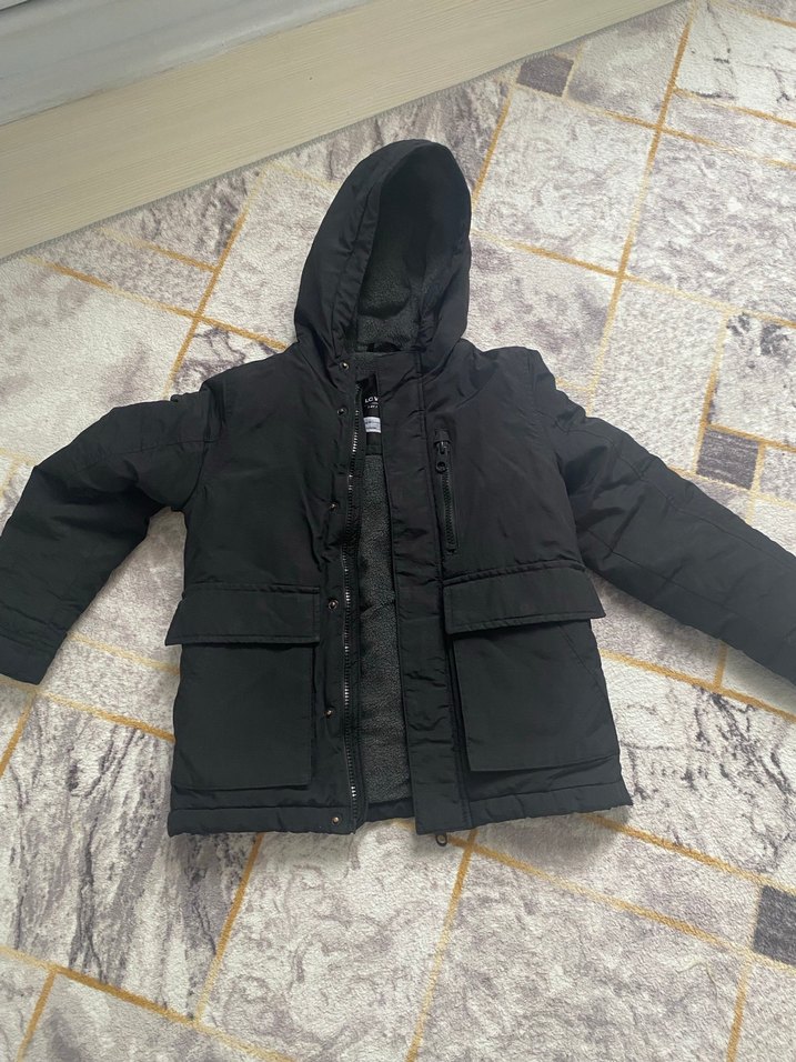 Siyah Çocuk Mont - Görsel 2