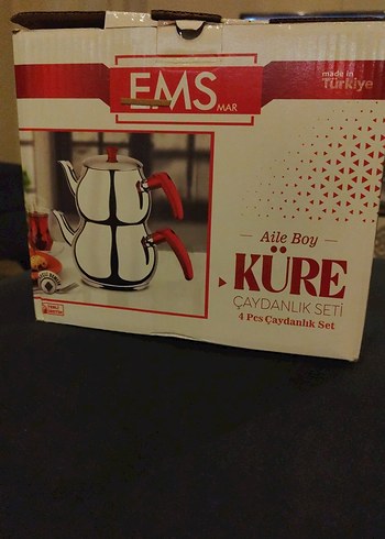Küre Aile Boy 4 Parça Çaydanlık Seti