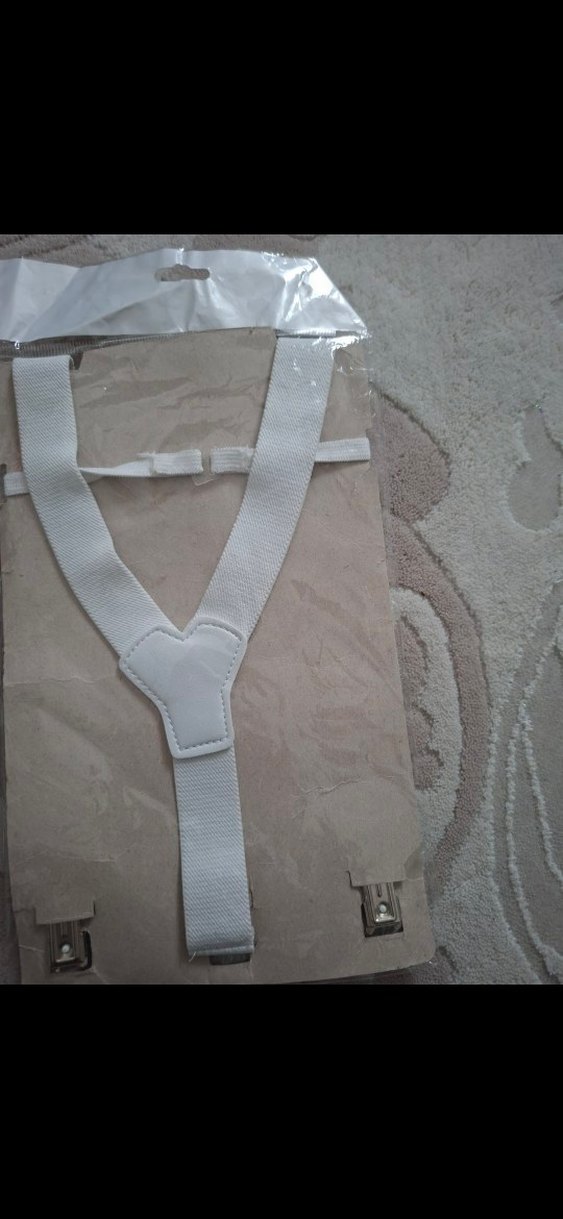 Çocuk Beyaz Kemer ve Papyon Seti - Görsel 2