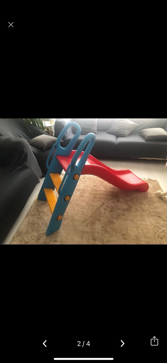 Pilsan Bingo Çocuk Kaydırak - Kırmızı - Görsel 2