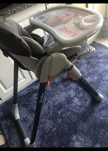 Gri Kanz Bebek Mama Sandalyesi - Görsel 2