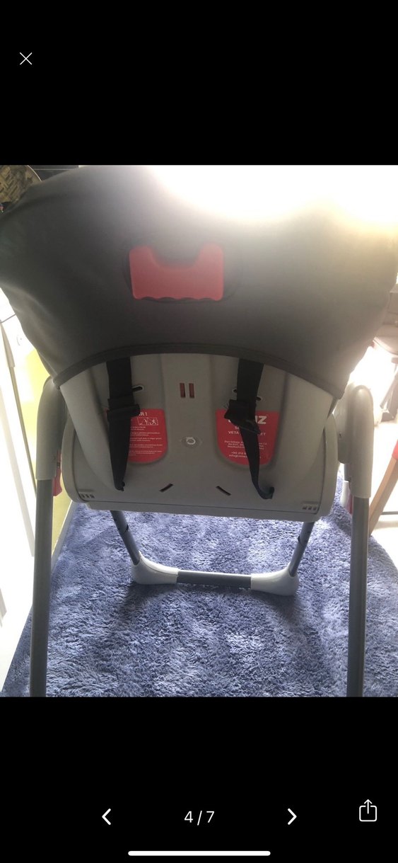 Gri Kanz Bebek Mama Sandalyesi - Görsel 3