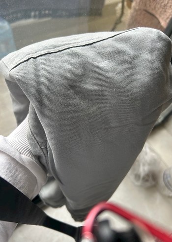 Gri Kadın Pamuklu Rahat Kesim Pantolon - Görsel 4