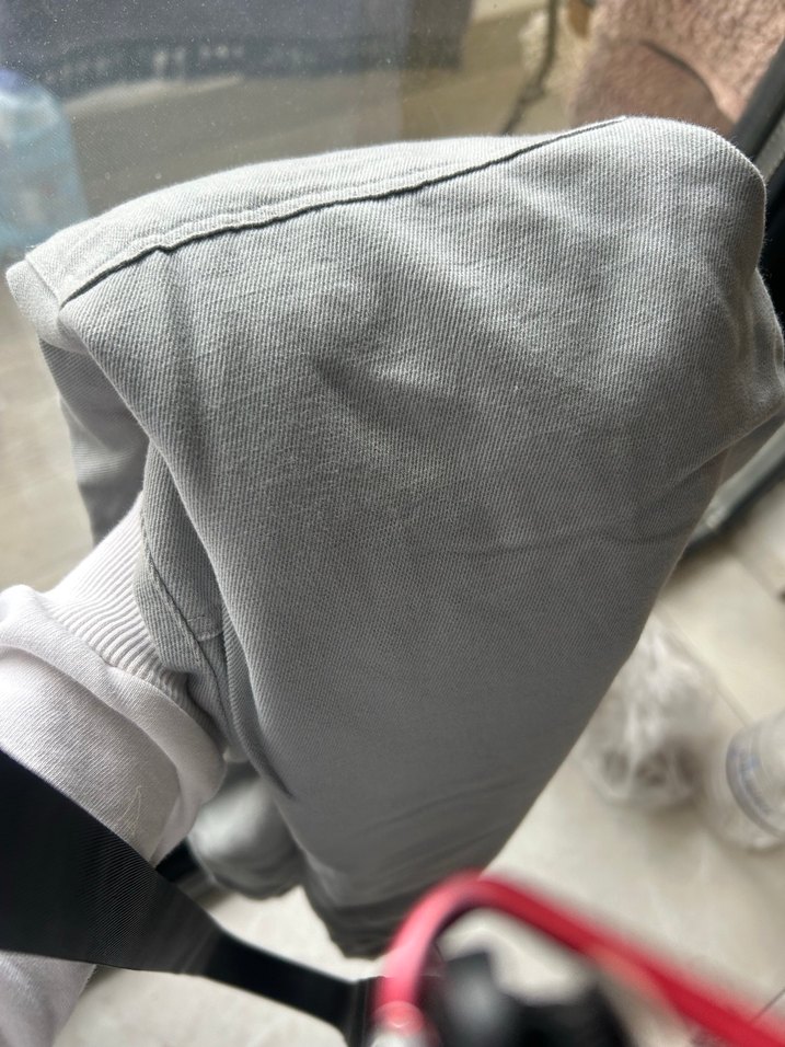 Gri Kadın Pamuklu Rahat Kesim Pantolon - Görsel 4