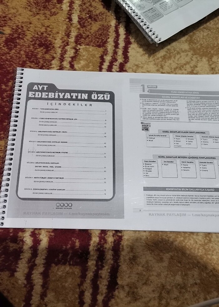 AYT TYT DERS NOTLARI VE ÇALIŞMA DEFTERLERİ  - Görsel 4