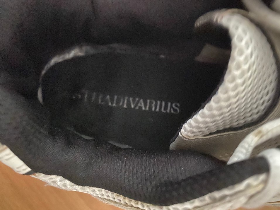 Beyaz Bağcıklı Kadın Spor Ayakkabı - Görsel 4