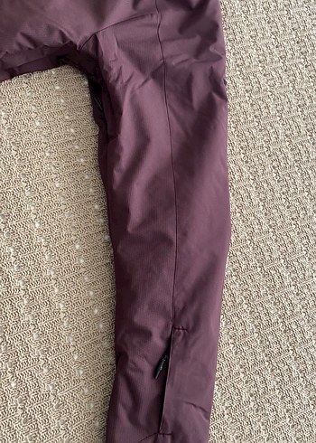 Bordo Kapüşonlu Fermuarlı Kadın Ceket - Görsel 7