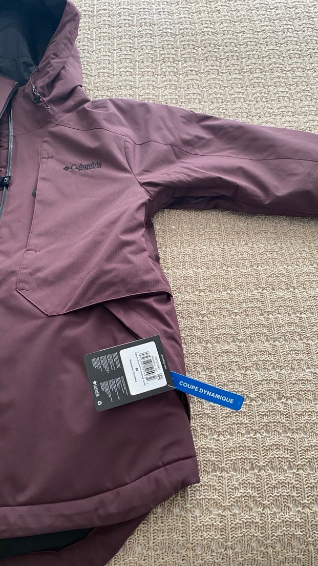 Bordo Kapüşonlu Fermuarlı Kadın Ceket - Görsel 4